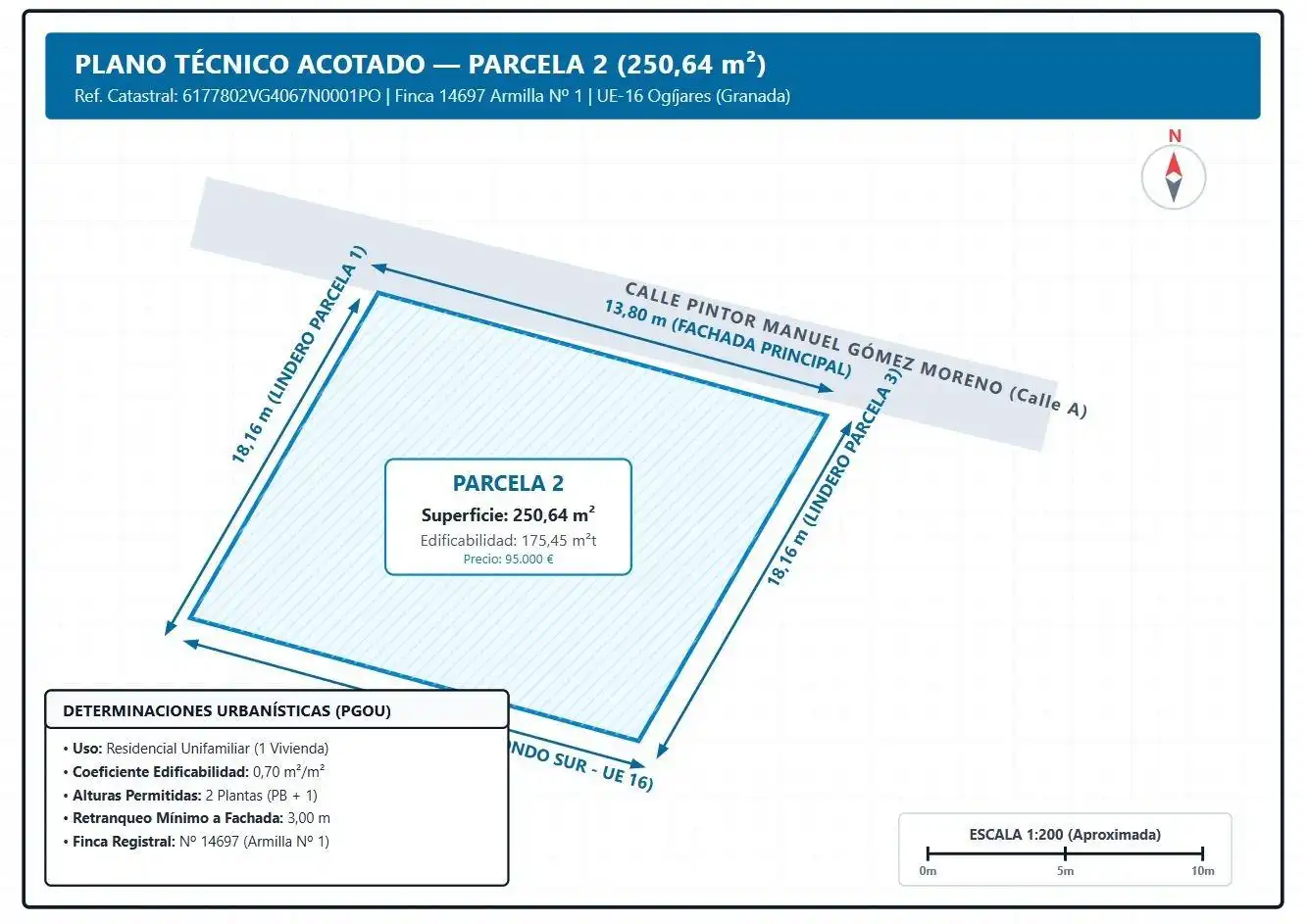 Wohnbaugrundstück zum Verkauf in Ogíjares, imagen 11