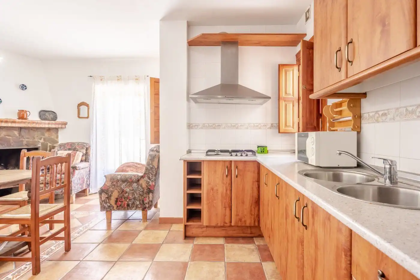 Cuina de Casa o xalet en venda en El Pinar amb Aire condicionat, Jardí privat i Terrassa