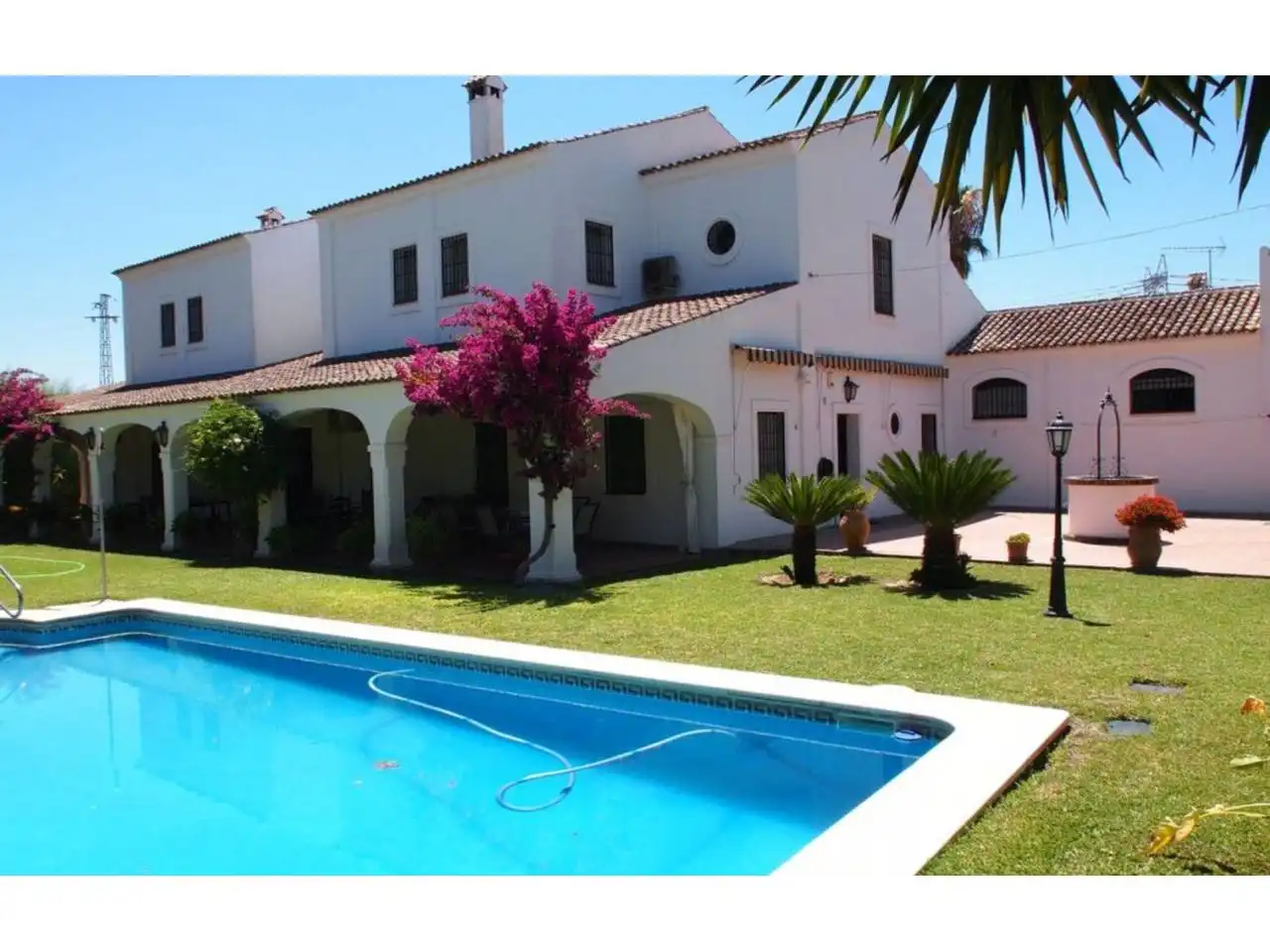 Garten von Country house zum Verkauf in Santiponce mit Privatgarten, Terrasse und Schwimmbad