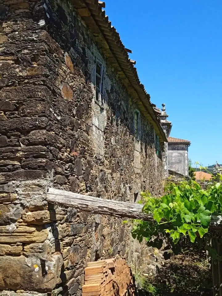 Vista exterior de Finca rústica en venda en Santiago de Compostela 
