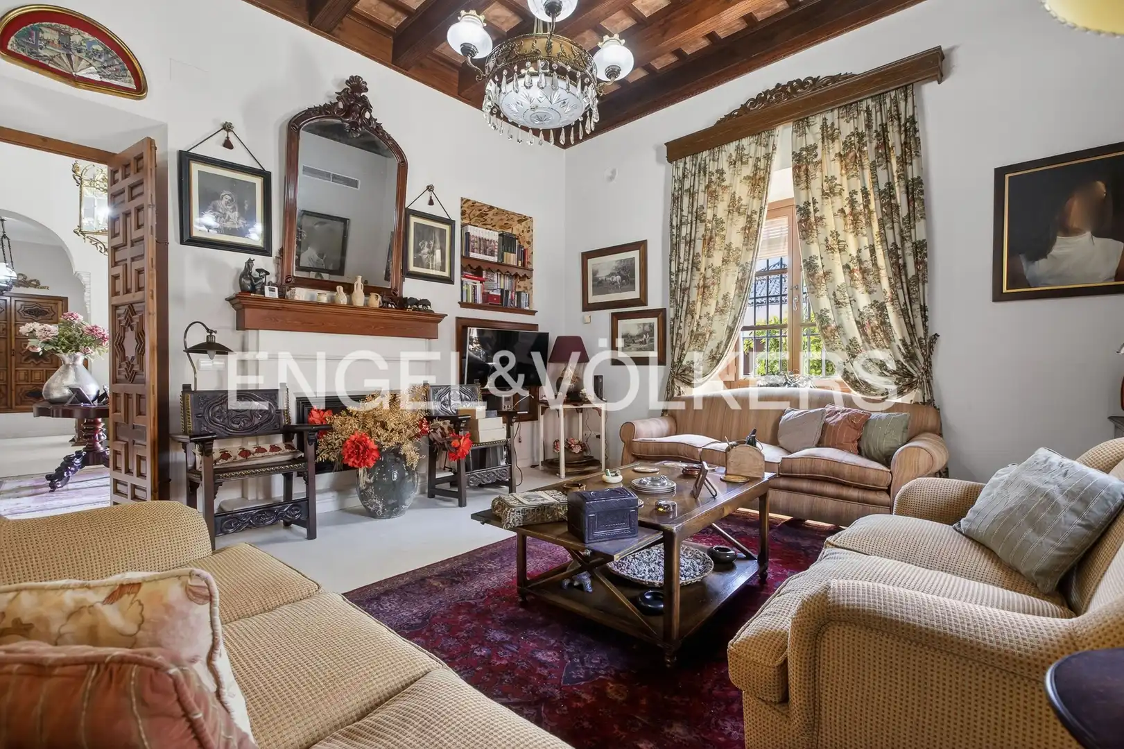 Sala de estar de Casa o chalet en venta en Écija con Aire acondicionado, Calefacción y Jardín privado