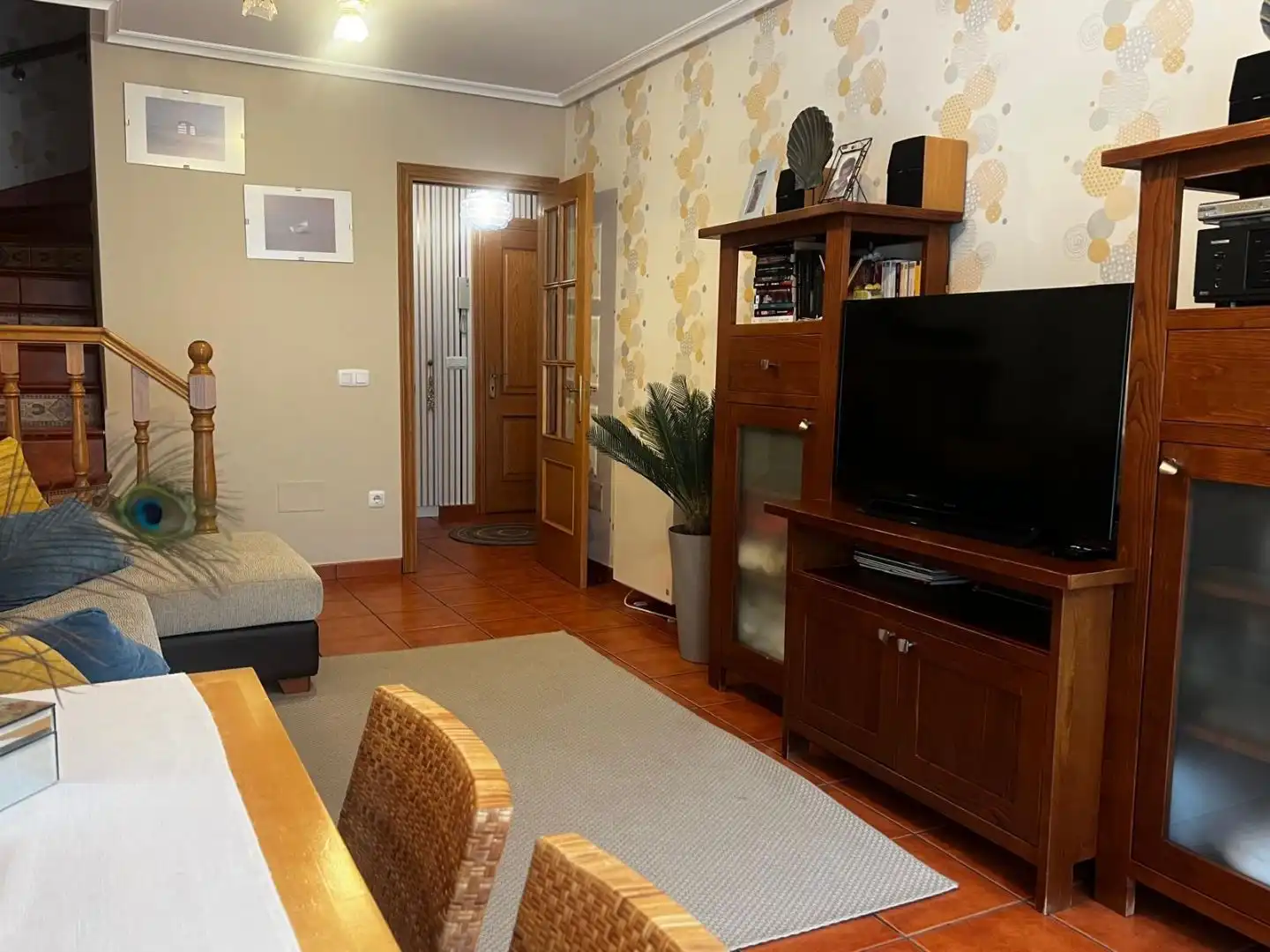 Sala d'estar de Pis en venda en Foz amb Terrassa i Balcó
