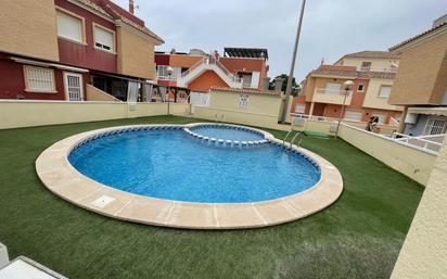 Piscina de Casa adosada en venda en Pilar de la Horadada amb Aire condicionat, Terrassa i Piscina