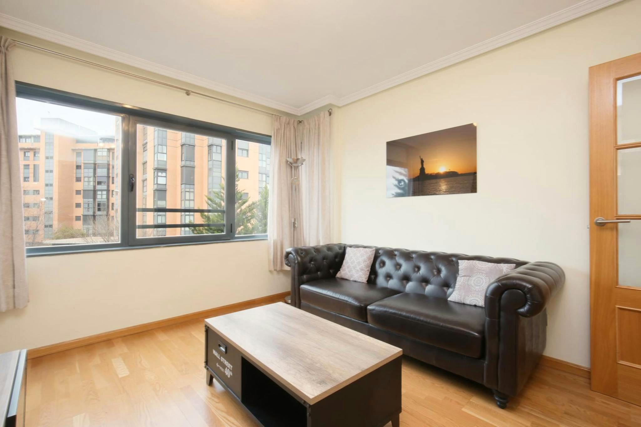 Bedroom of Flat to rent in  Madrid Capital  with Air Conditioner, Heating and Furnished