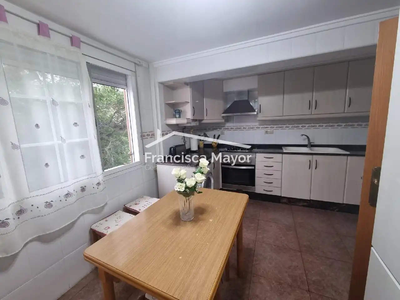 Cocina de Piso de alquiler en Valencia con Aire acondicionado y Amueblado