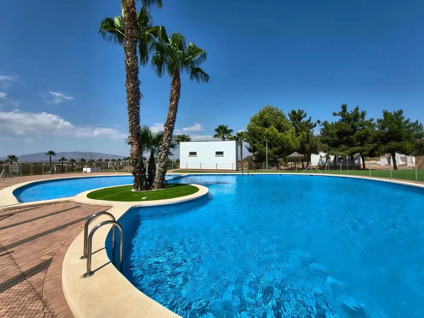 Piscina de Casa o chalet en venta en Fuente Álamo de Murcia con Piscina comunitaria