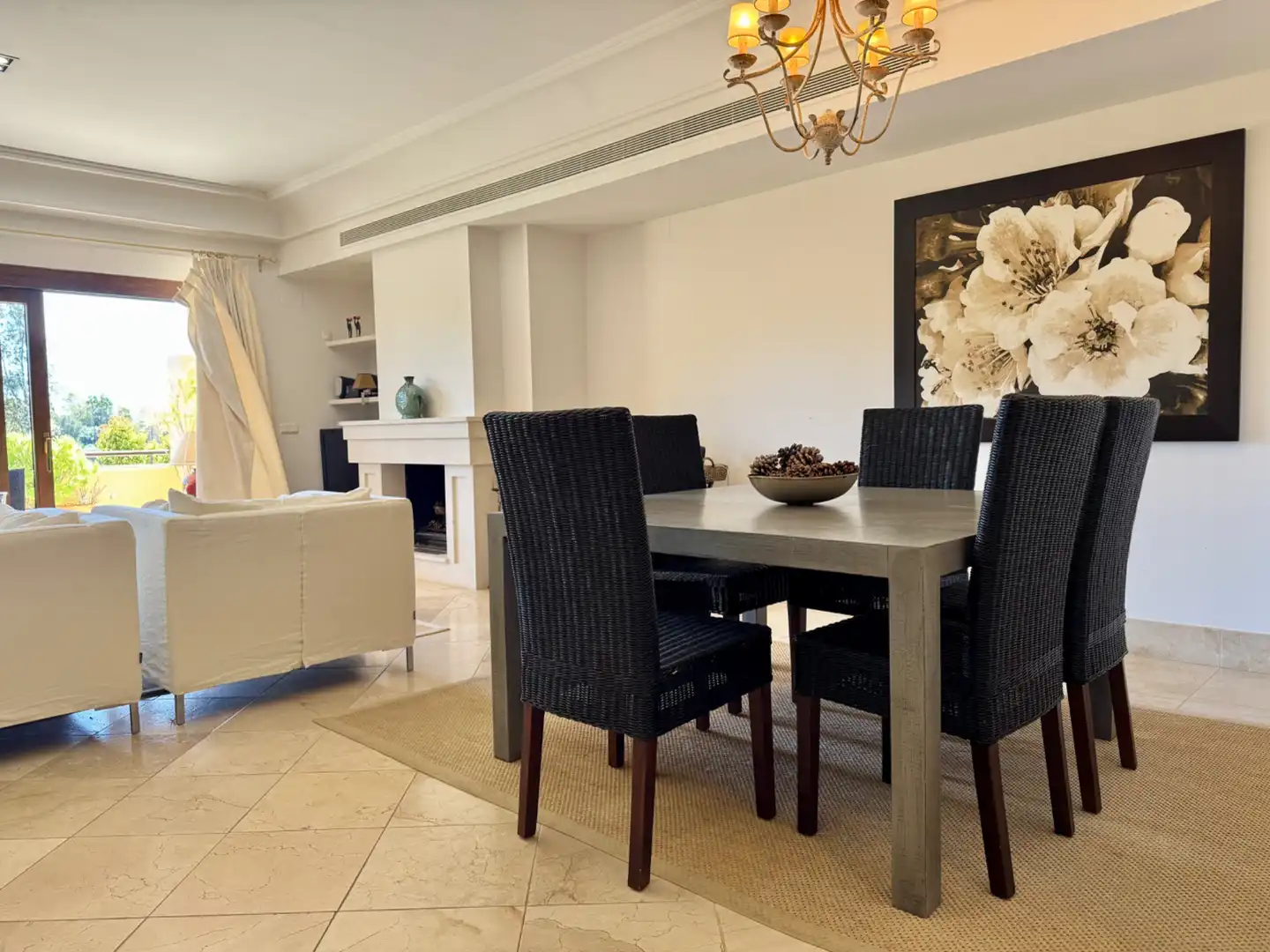 Dining room of Flat for sale in Sotogrande  with Air Conditioner, Heating and Private garden