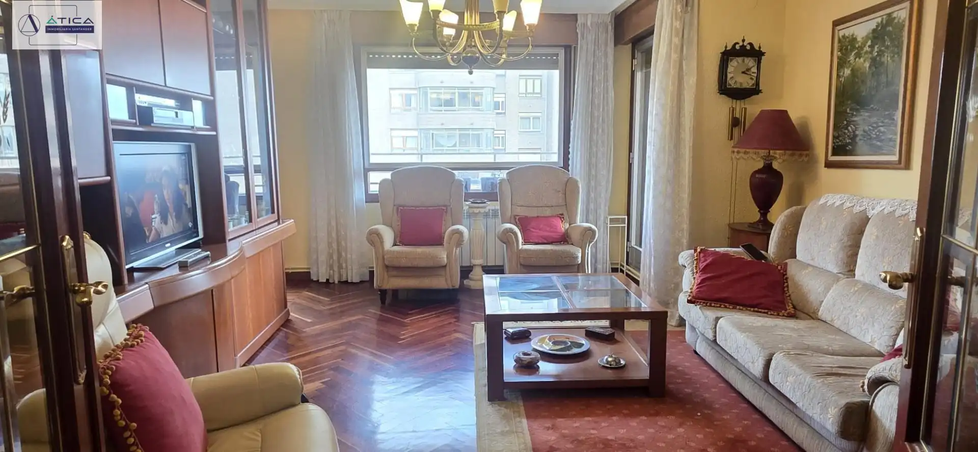 Living room of Flat for sale in Santander  with Heating, Terrace and Storage room