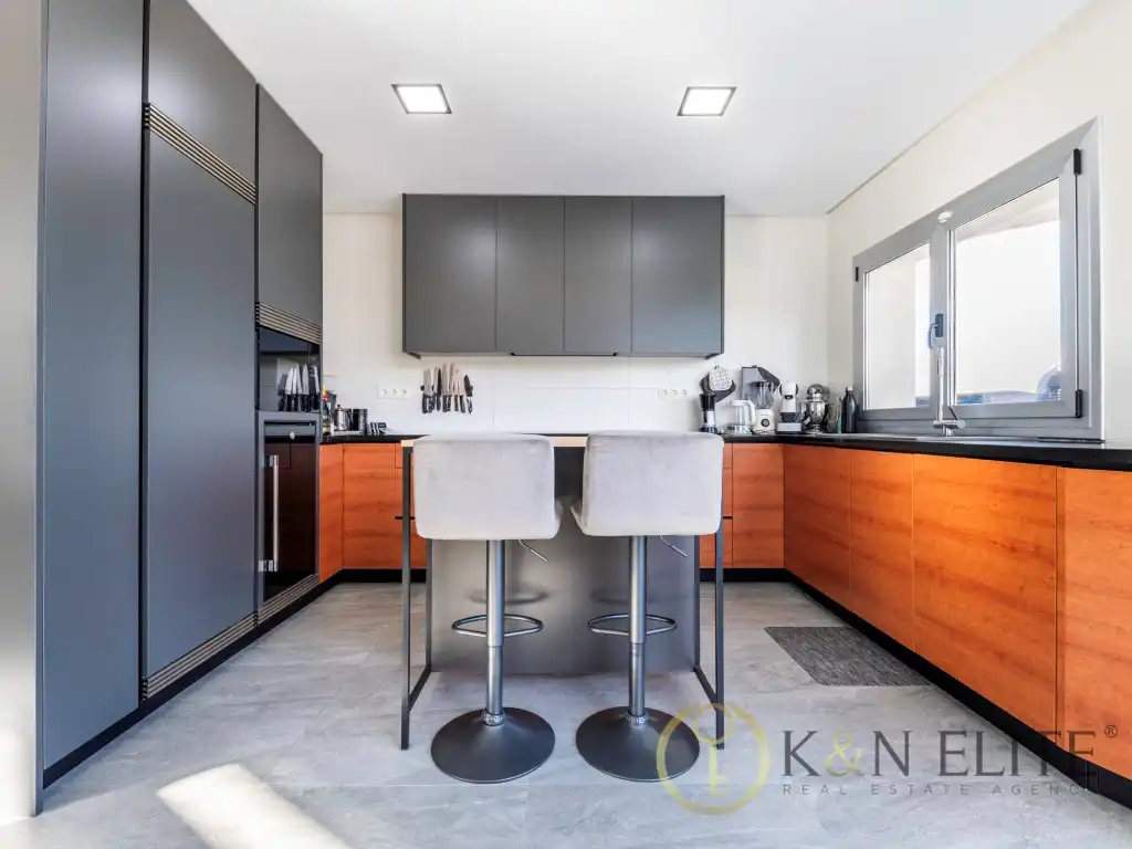 Kitchen of Houses for sale in Petrer  with Air Conditioner, Private garden and Swimming Pool