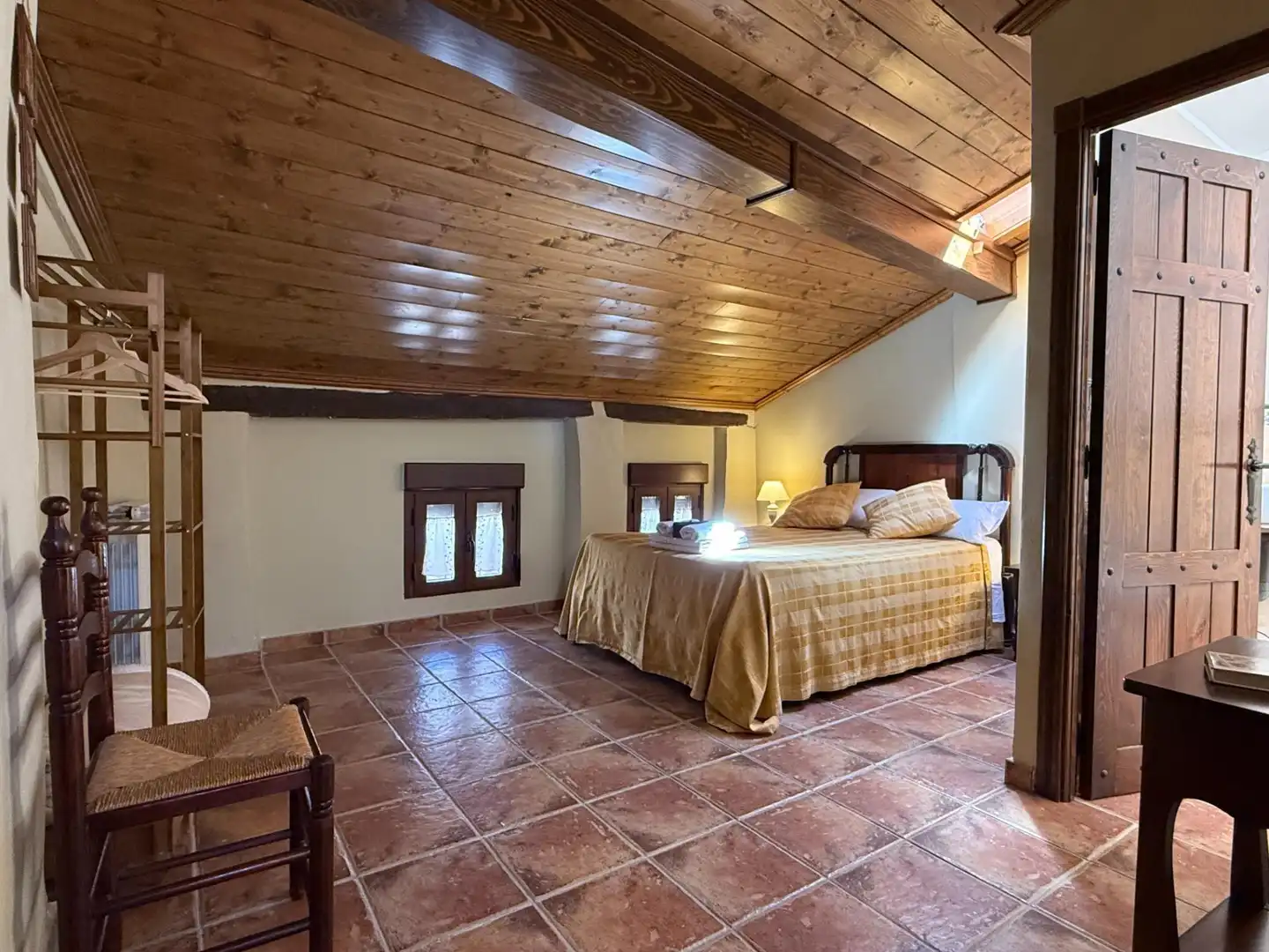 Habitación de Finca rústica en venta en Auñón con Terraza, Amueblado y Balcón