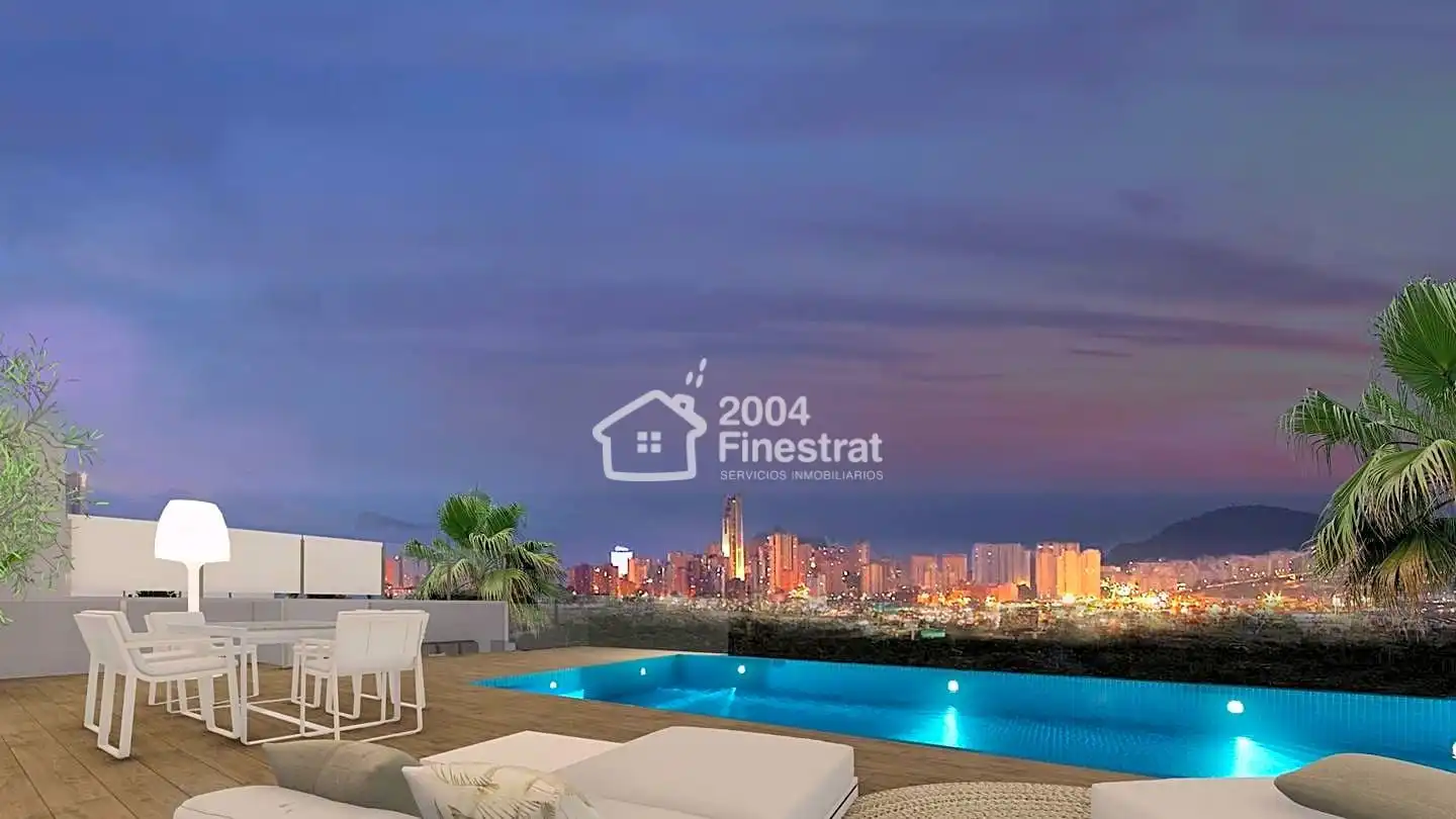 Terraza de Casa o chalet en venta en Balcón de Finestrat - Terra Marina