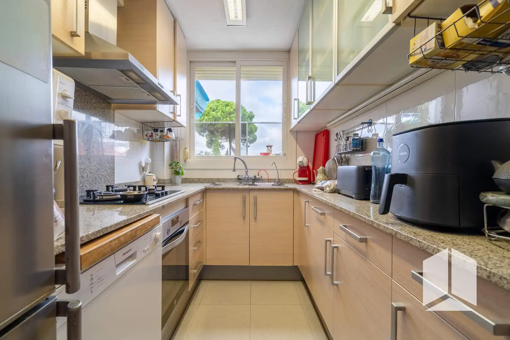 Kitchen of Flat for sale in Castelldefels  with Air Conditioner, Terrace and Storage room