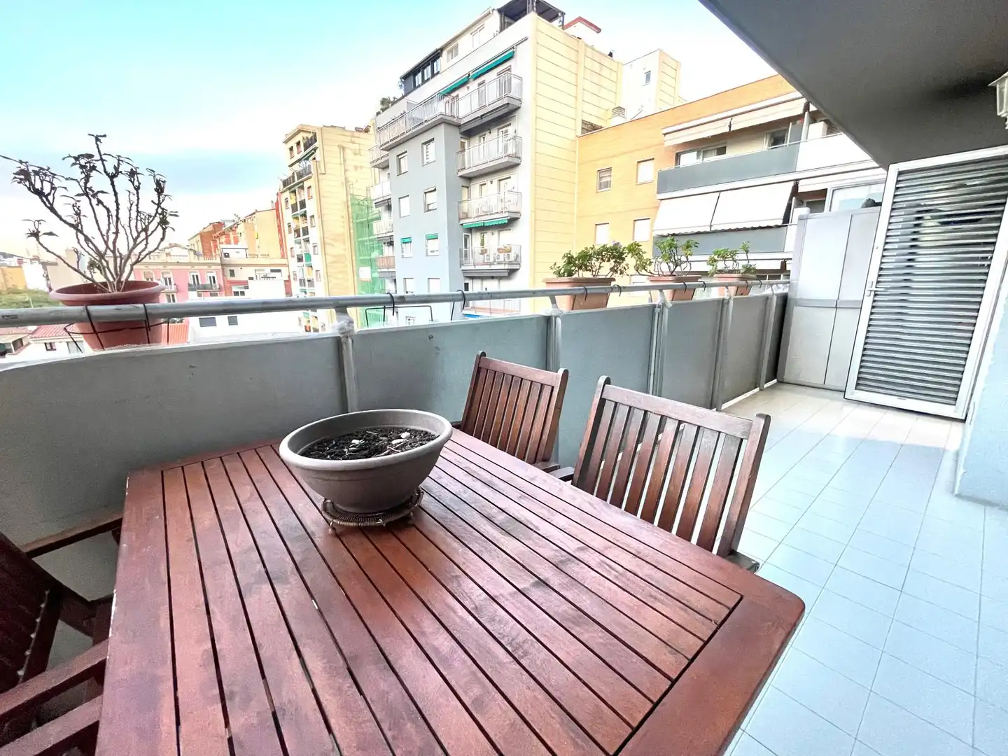 Terrace of Flat for sale in  Barcelona Capital  with Air Conditioner, Heating and Parquet flooring