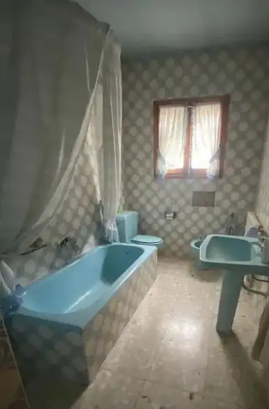 Baño de Casa o chalet en venta en La Roda con Calefacción, Jardín privado y Terraza