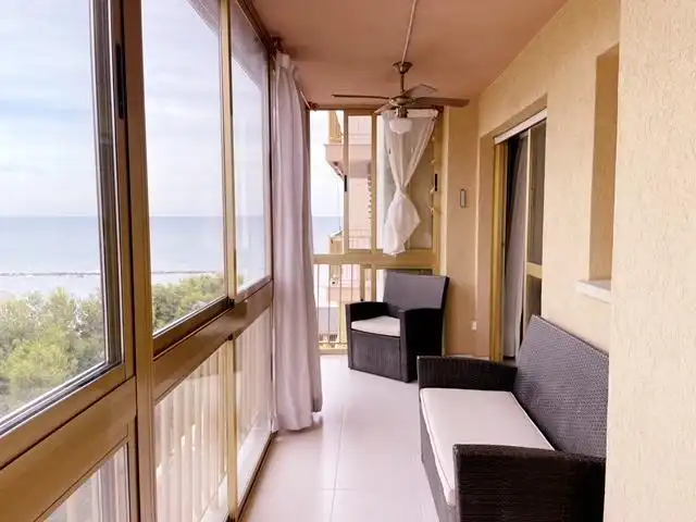Terraza de Apartamento de alquiler en Benicasim / Benicàssim con Jardín privado, Terraza y Amueblado