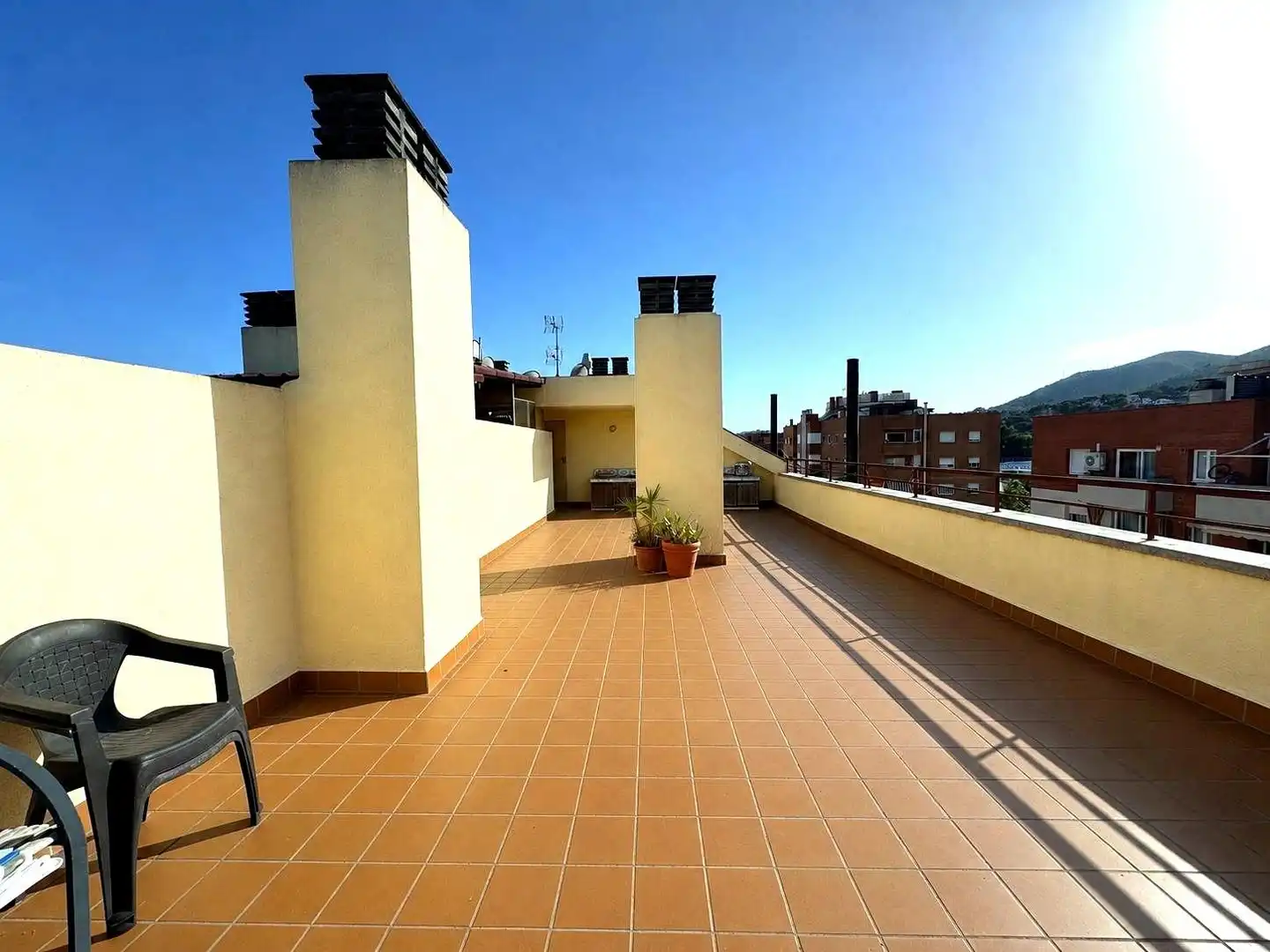 Terrasse von Dachboden zum Verkauf in Castelldefels mit Klimaanlage, Heizung und Parkett