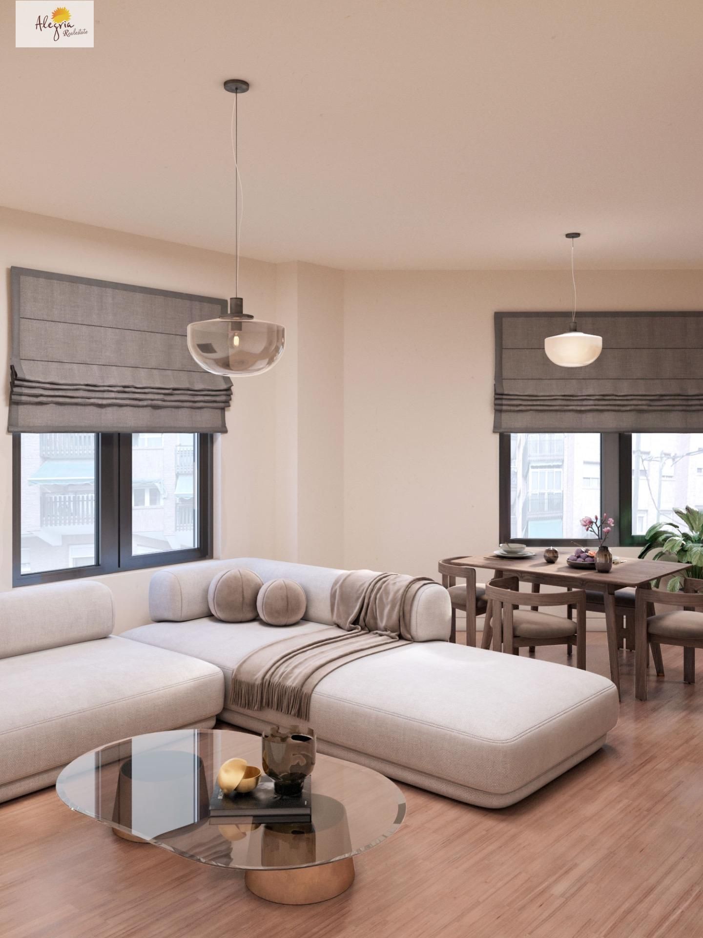 Living room of Apartment for sale in Alicante / Alacant  with Heating and Balcony