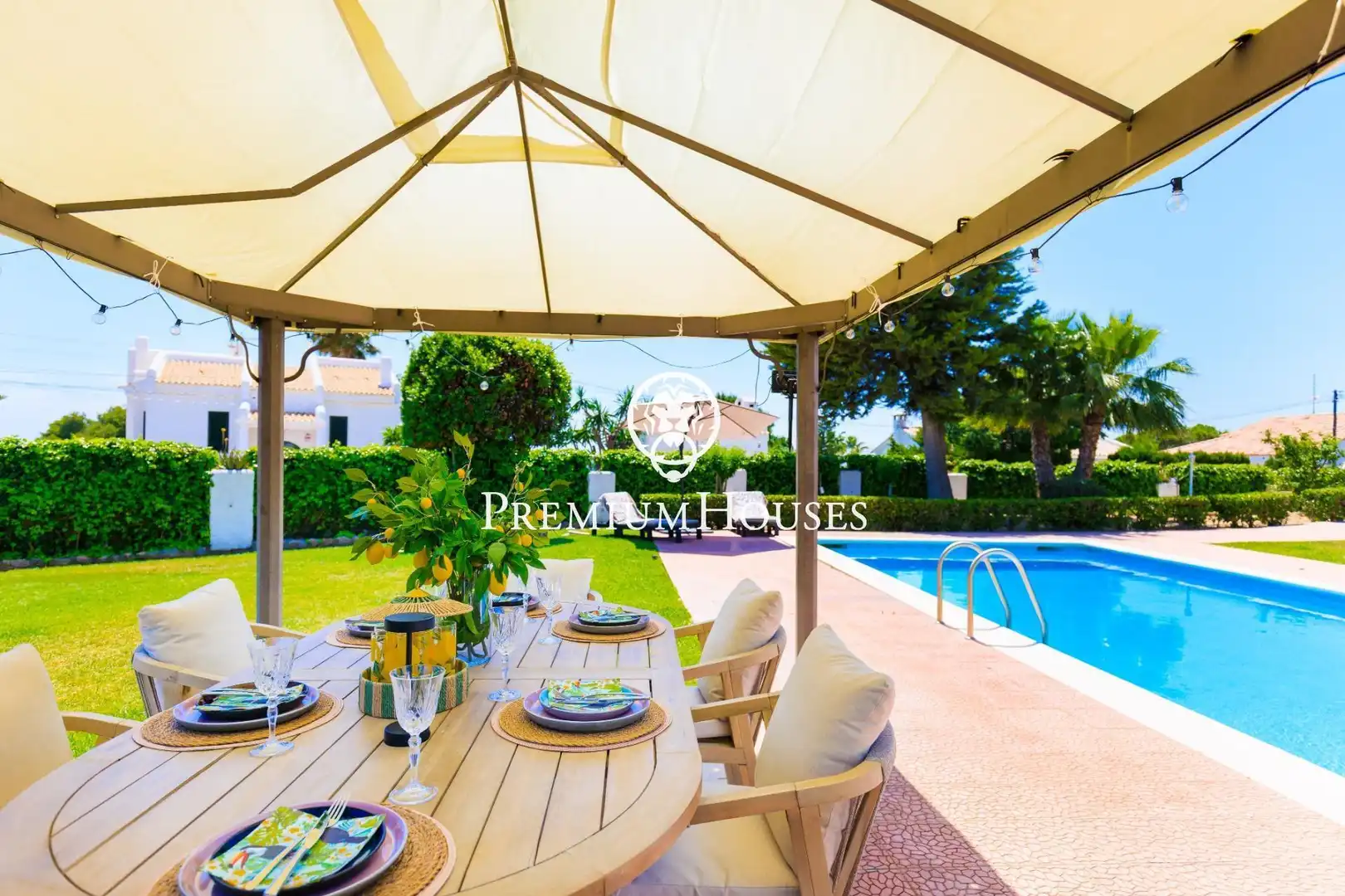 Terraza de Casa o chalet de alquiler en Cunit con Aire acondicionado, Calefacción y Jardín privado