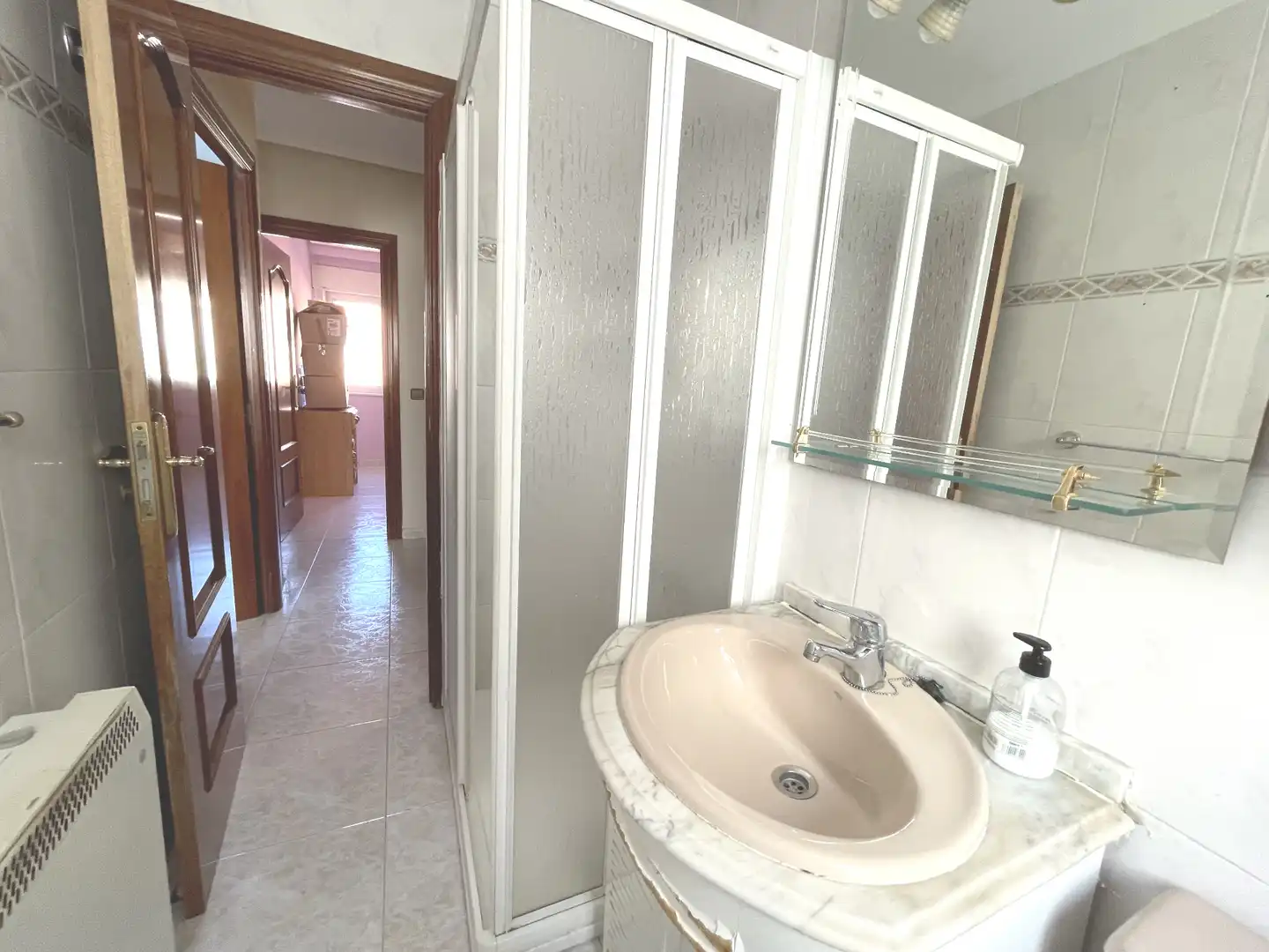 Badezimmer von Wohnung zur Miete in Salamanca mit Heizung, Möbliert und Balkon