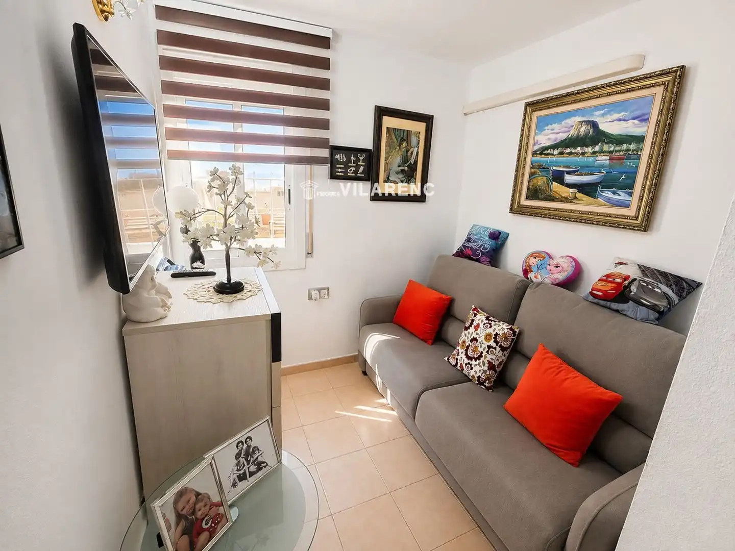 Living room of Flat for sale in Calafell  with Air Conditioner, Heating and Terrace
