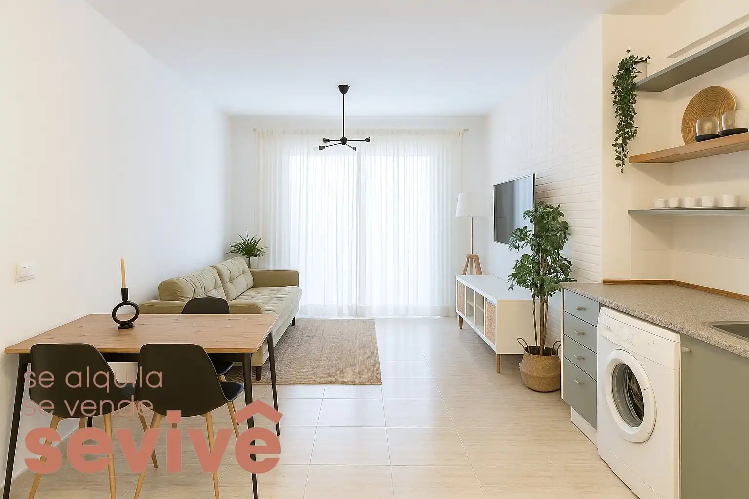 Sala d'estar de Pis en venda en Granadilla de Abona amb Terrassa i Moblat
