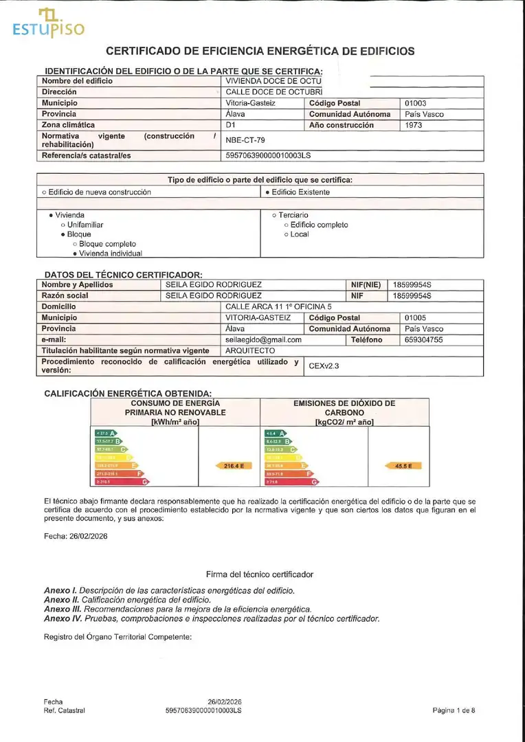 Jardín de Piso en venta en Vitoria - Gasteiz con Calefacción, Terraza y Trastero