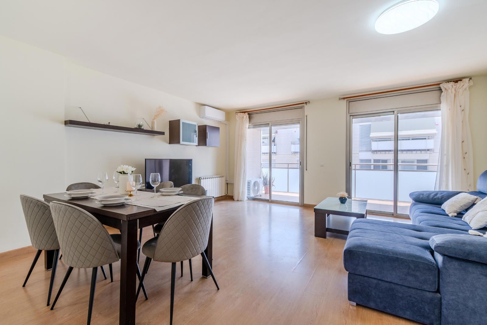 Living room of Attic for sale in Palamós  with Air Conditioner, Terrace and Furnished