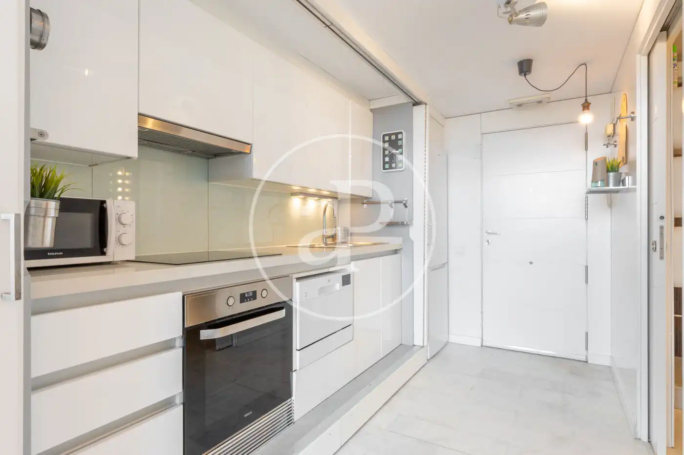 Cocina de Loft de alquiler en Valencia con Aire acondicionado, Calefacción y Jardín privado
