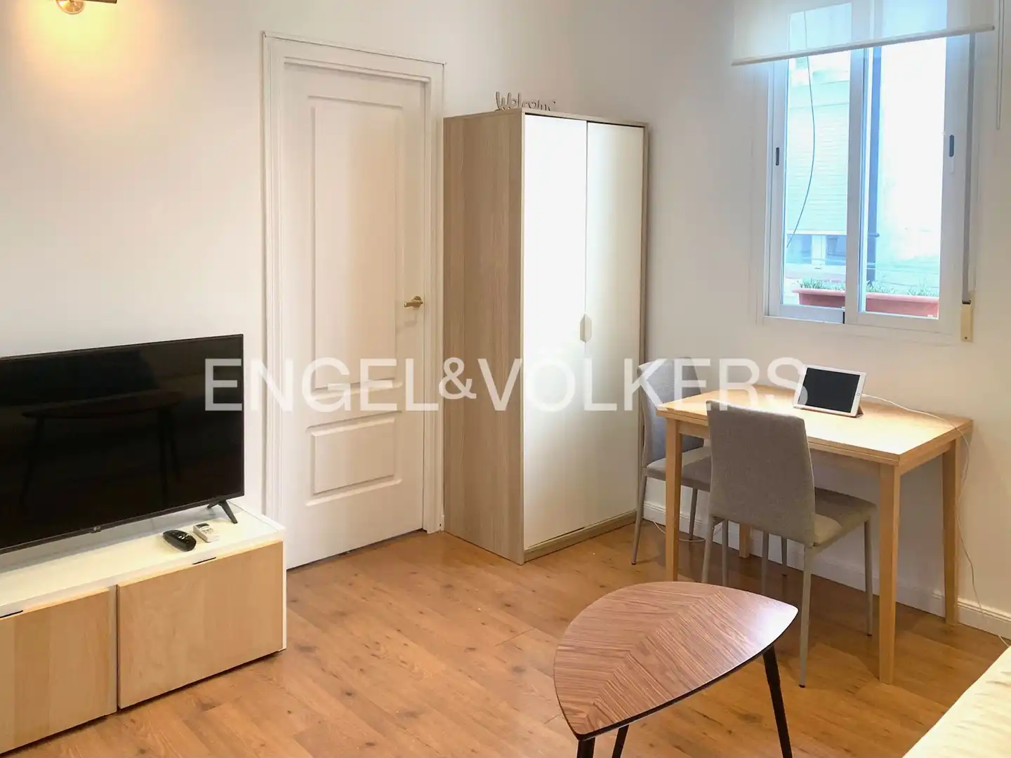 Wohnzimmer von Wohnung zur Miete in Madrid mit Klimaanlage und Heizung