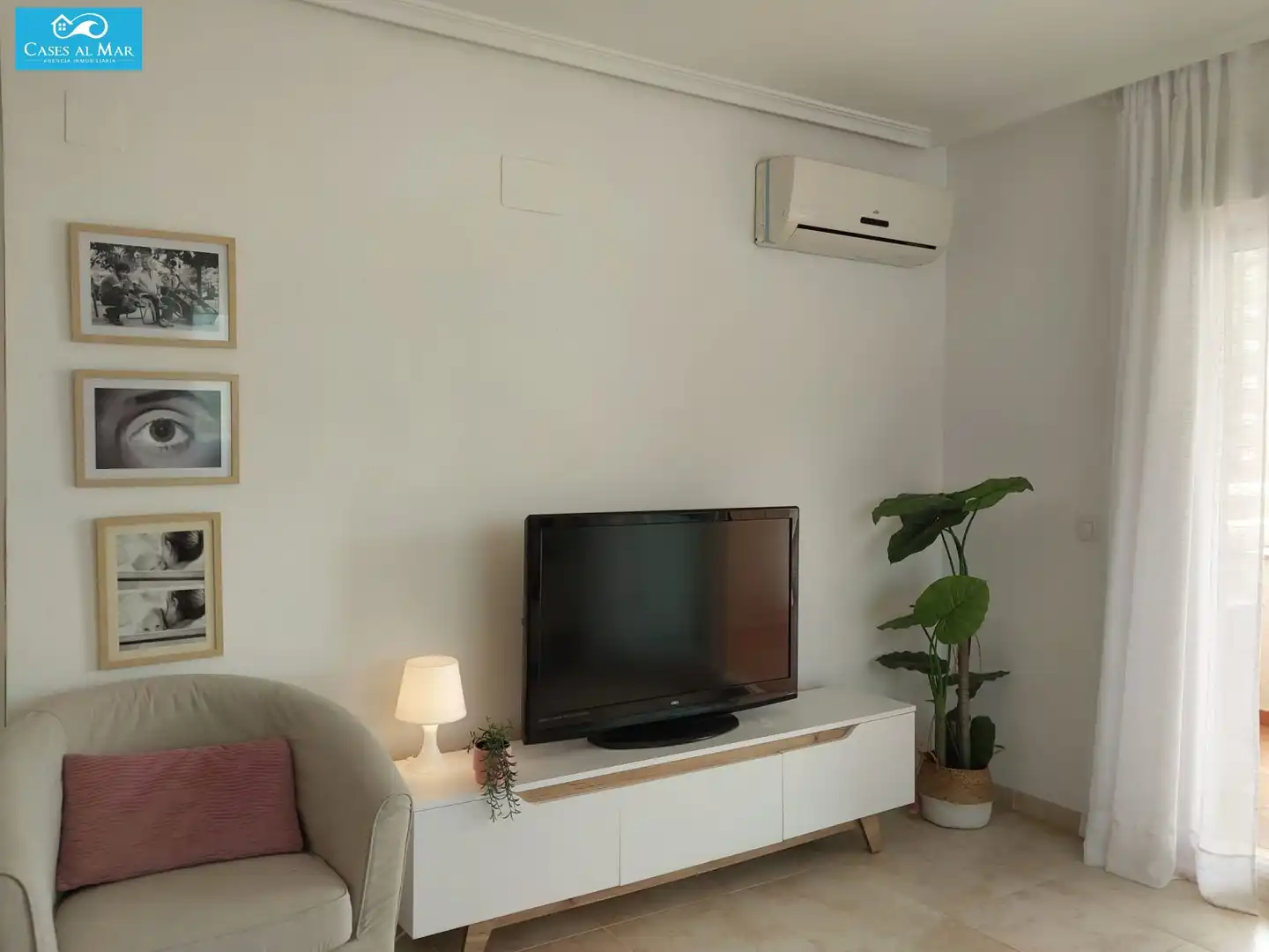 Sala d'estar de Apartament en venda en Oropesa del Mar / Orpesa amb Aire condicionat, Calefacció i Terrassa