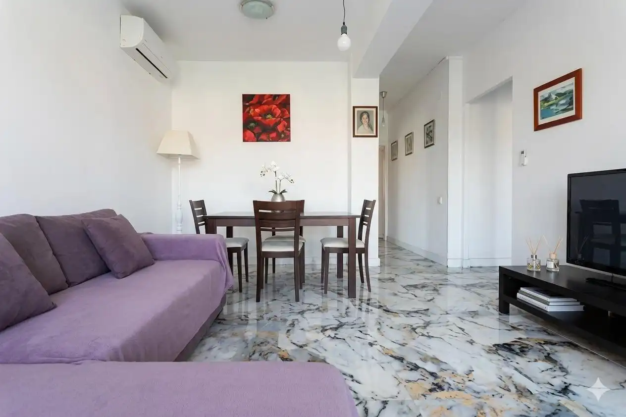 Sala d'estar de Pis en venda en Alicante / Alacant amb Aire condicionat, Terrassa i Balcó
