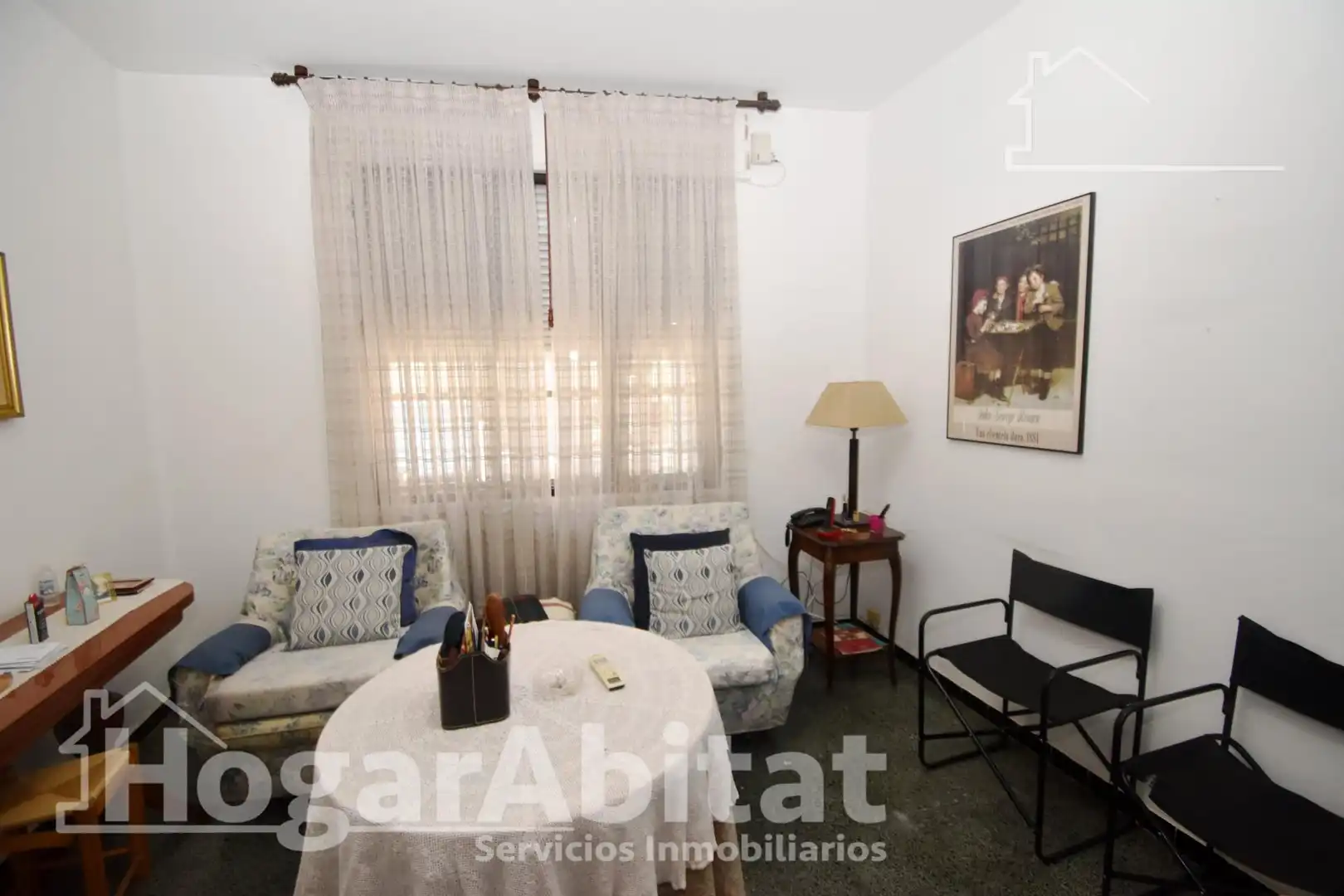 Sala de estar de Piso en venta en Alzira con Aire acondicionado, Terraza y Amueblado