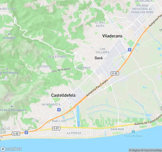Vista exterior de Pis en venda en Viladecans