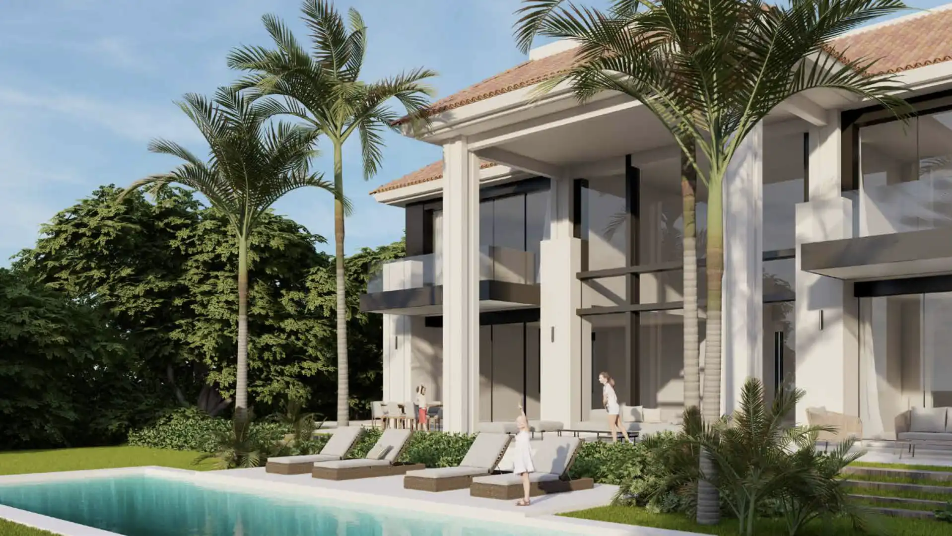 Exterior view of Houses for sale in Marbella  with Air Conditioner, Private garden and Terrace
