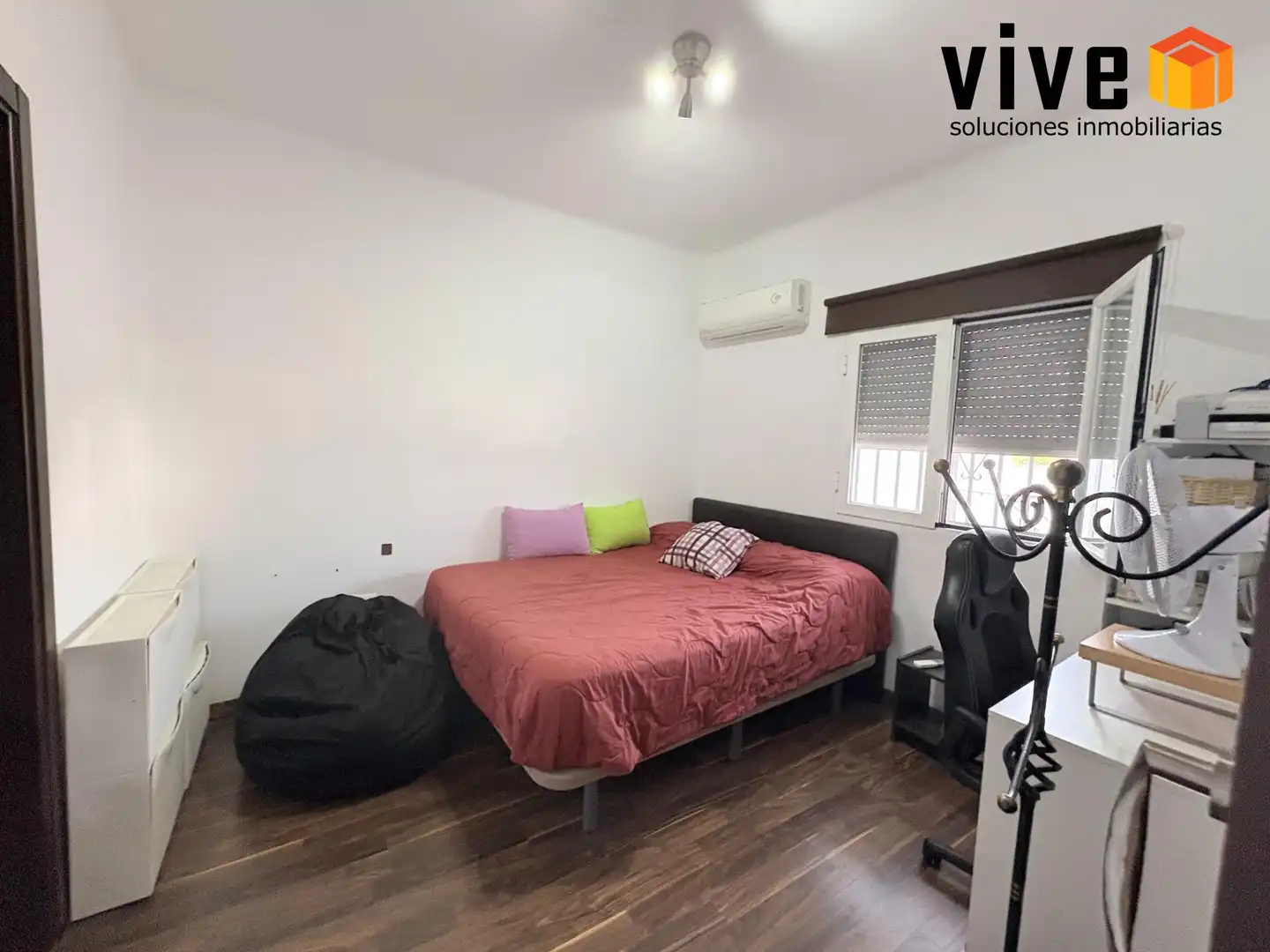 Bedroom of Detached homes for sale in Mairena del Aljarafe  with Air Conditioner, Heating and Private garden