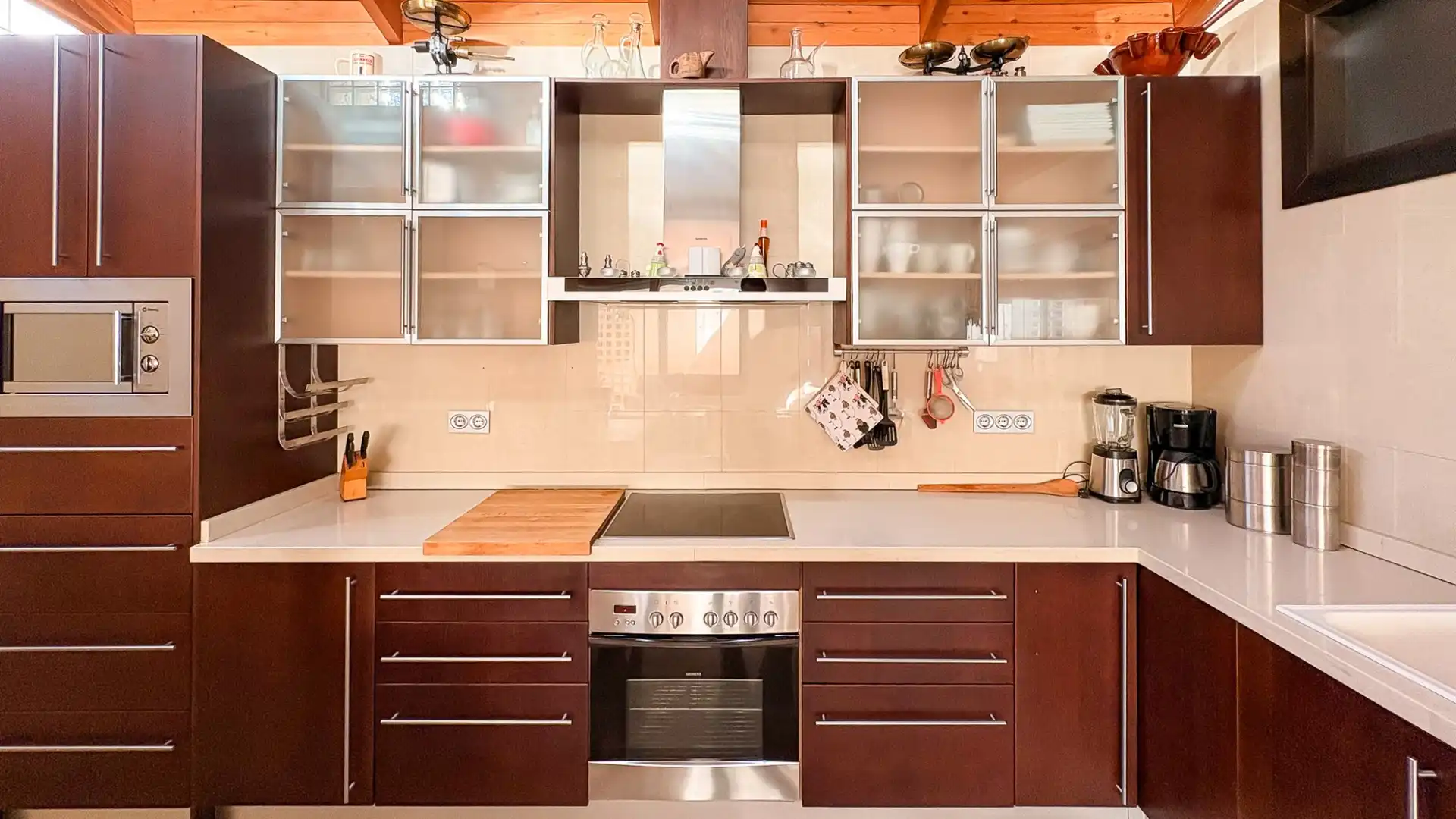 Cocina de Casa o chalet en venta en Guardamar del Segura con Aire acondicionado, Jardín privado y Terraza