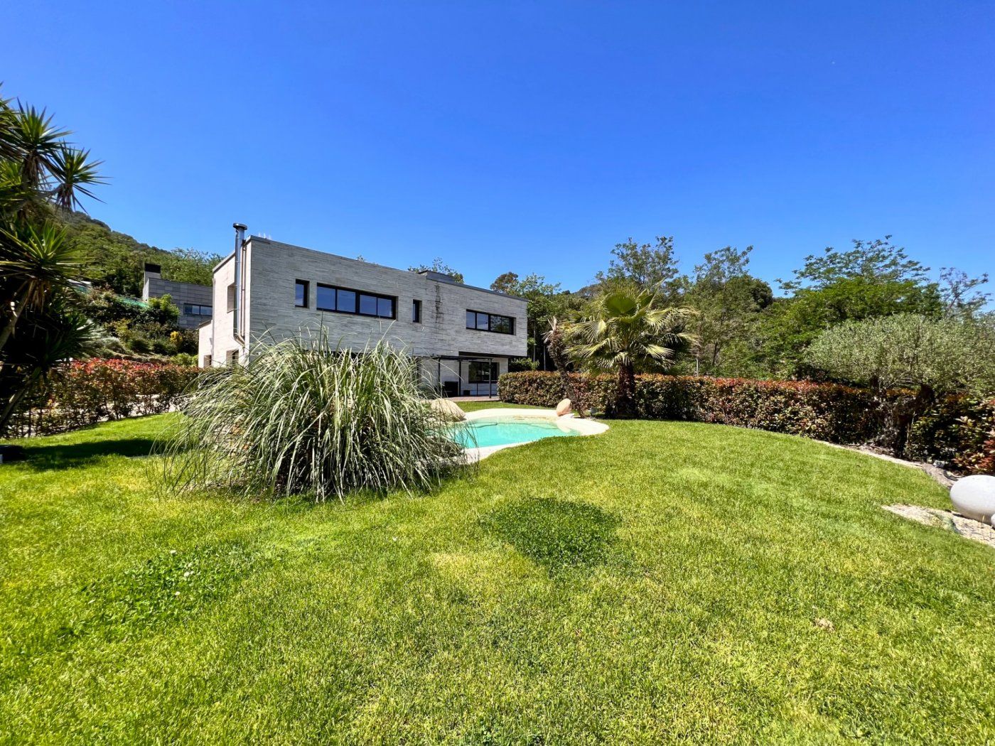 Jardín de Casa o chalet en venta en Vallromanes con Aire acondicionado, Calefacción y Jardín privado