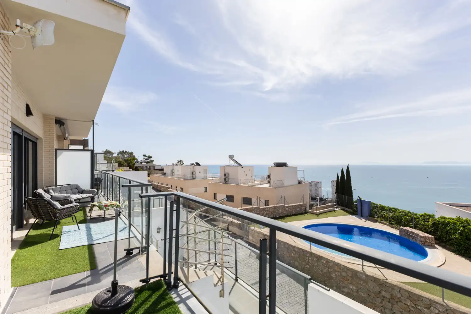 Terraza de Casa o chalet en venta en Cullera con Aire acondicionado, Calefacción y Jardín privado