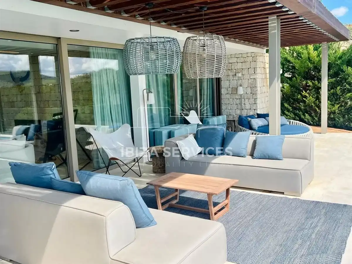 Chalet con piscina en venta en Es Cubells, imagen 14