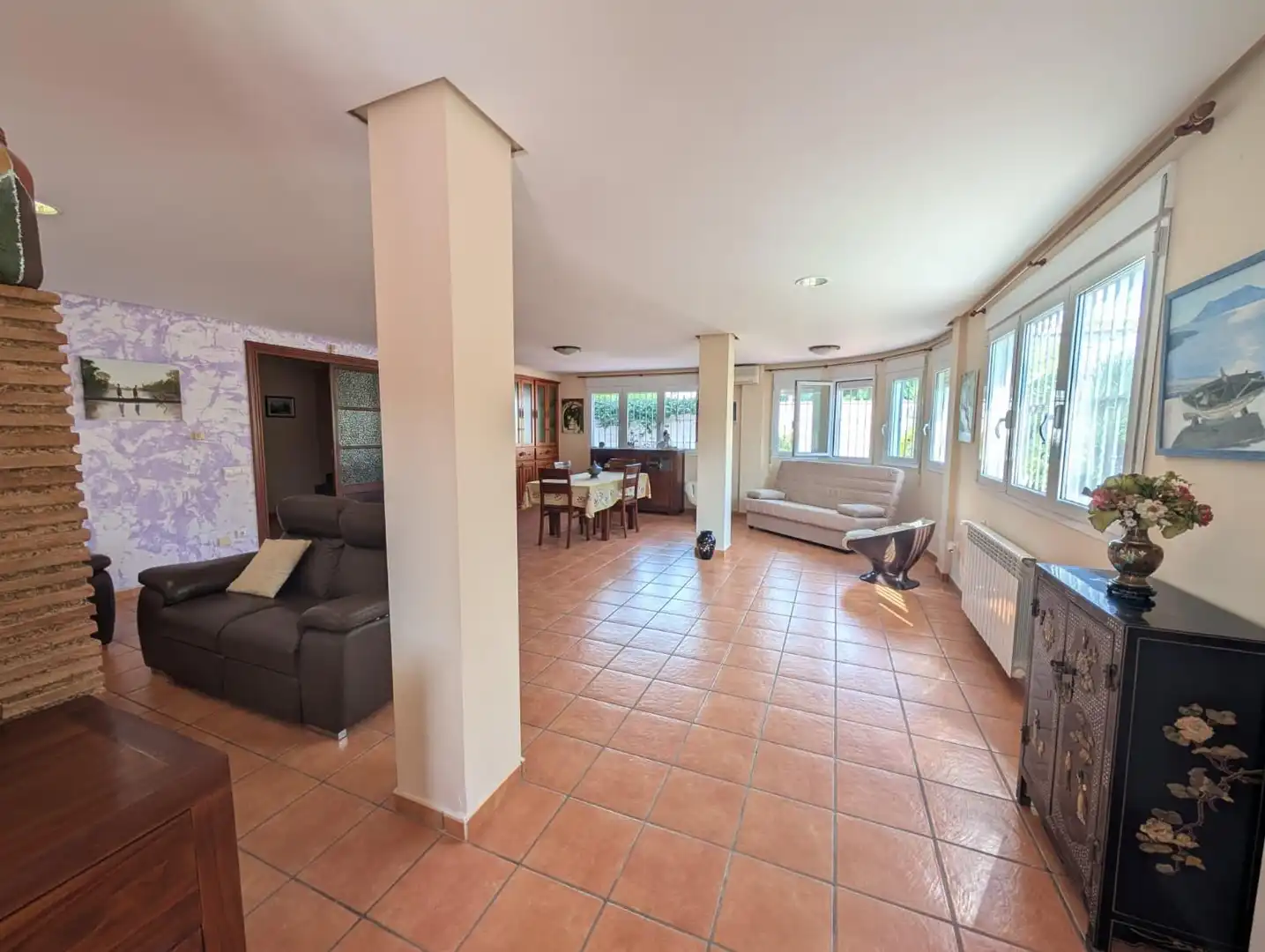 Wohnzimmer von Haus oder Chalet zum Verkauf in Gandia mit Heizung, Privatgarten und Terrasse