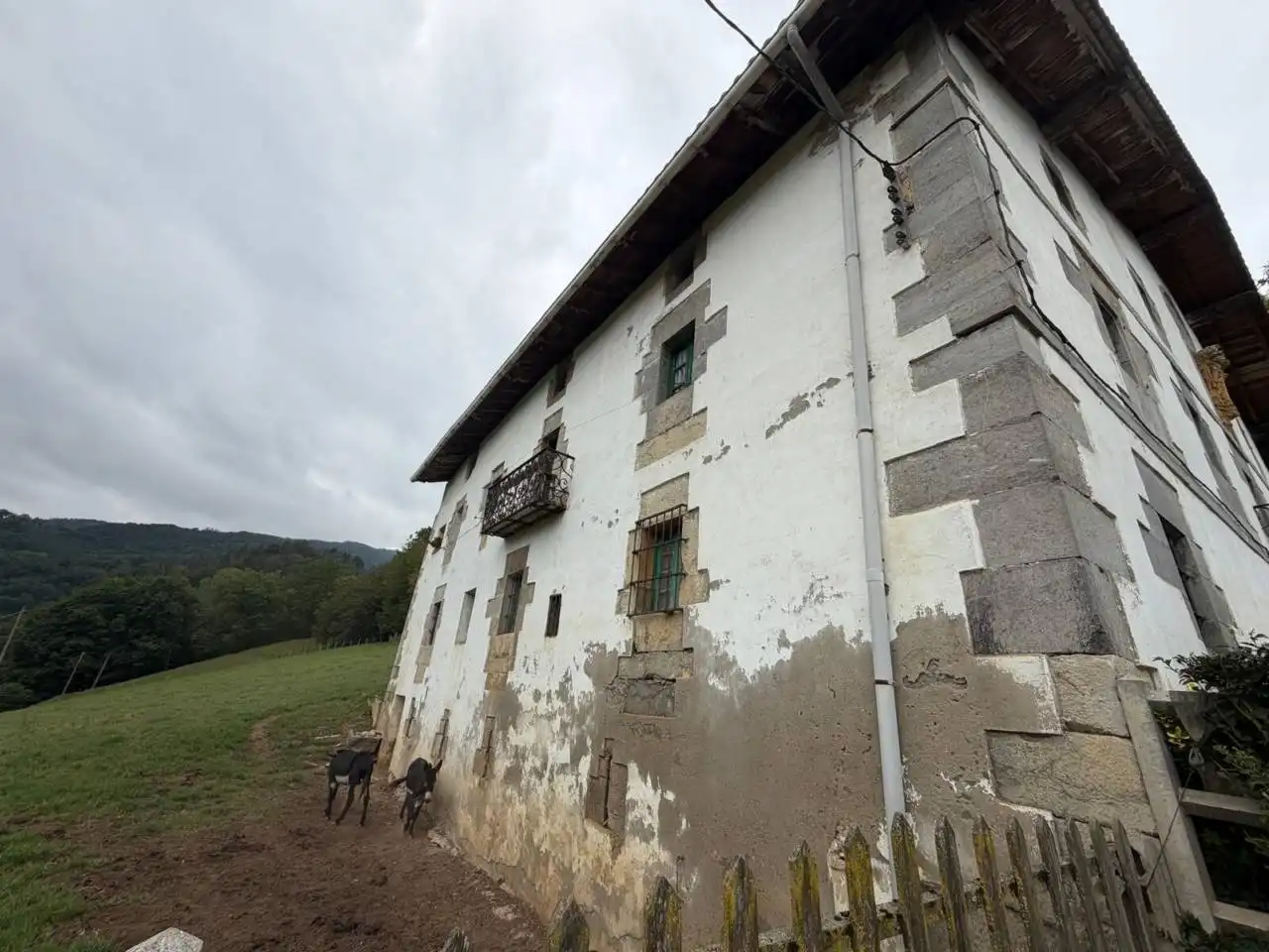 Exterior view of Houses for sale in Hernialde  with Private garden, Terrace and Furnished