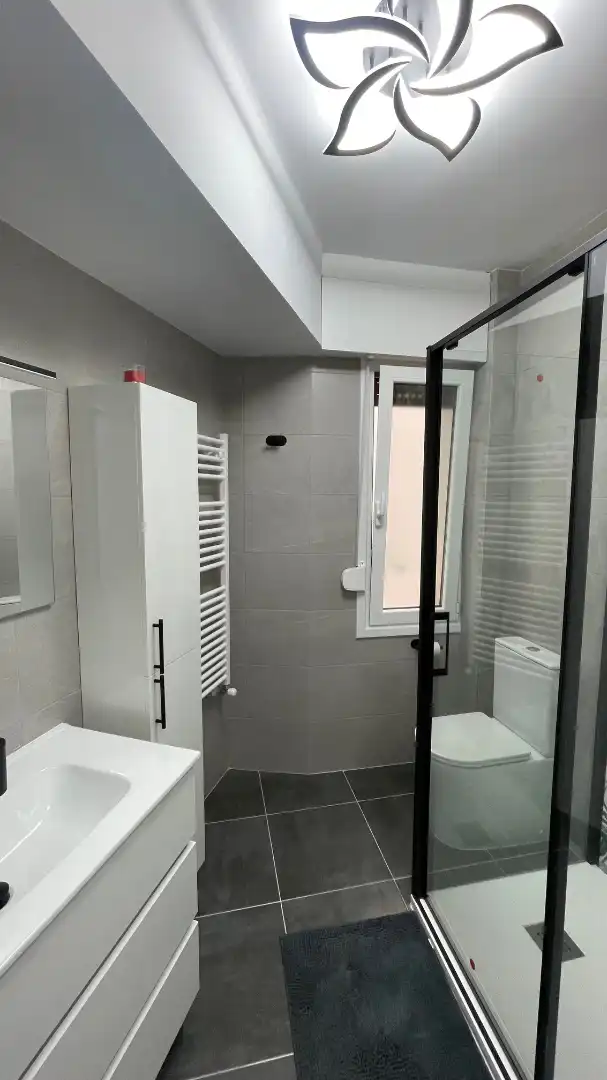 Bathroom of Flat for sale in Portugalete  with Heating, Storage room and Furnished