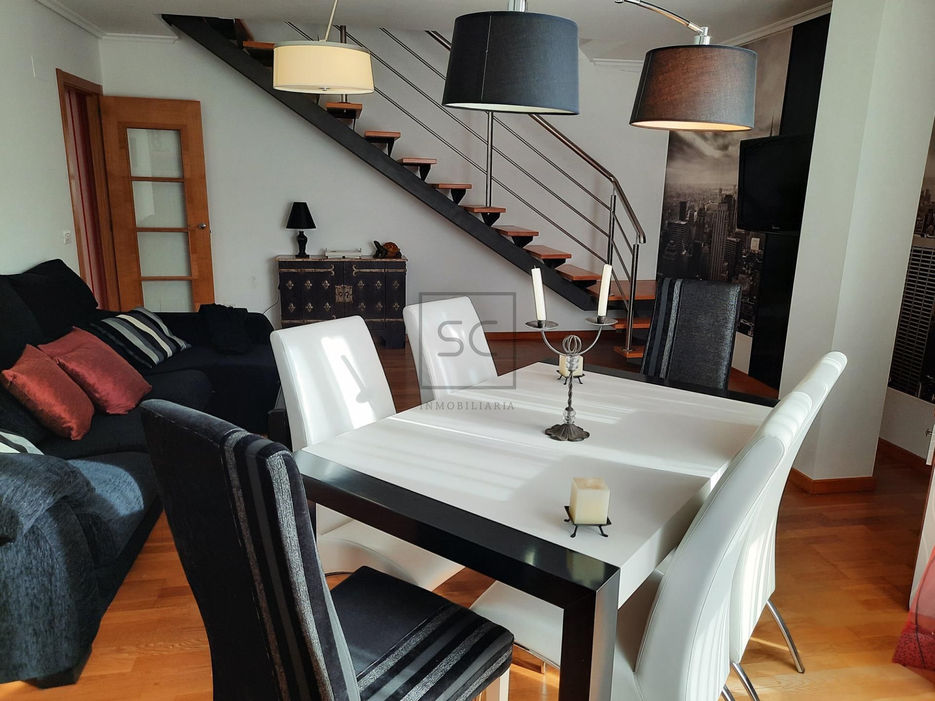 Dining room of Duplex for sale in Narón  with Heating, Terrace and Storage room