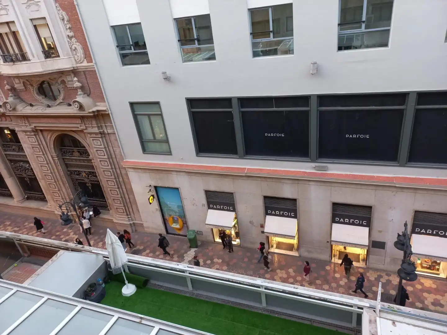 Terraza de Piso de alquiler en Valencia con Aire acondicionado, Calefacción y Parquet