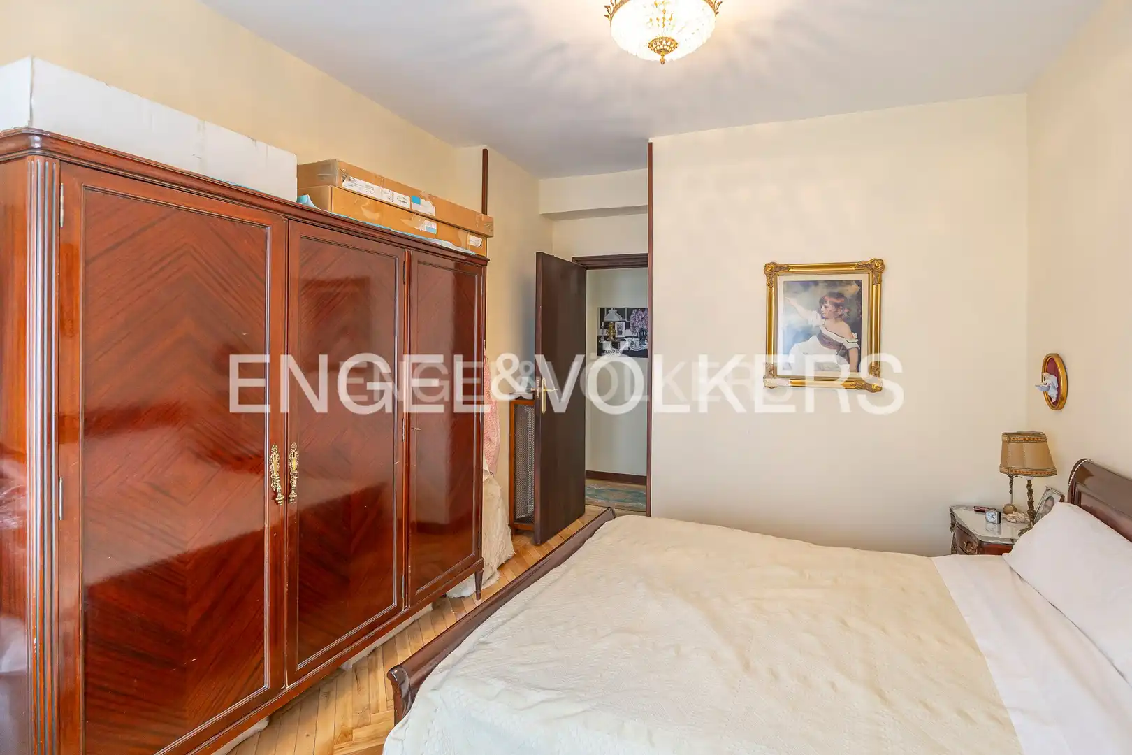 Bedroom of Flat for sale in Madrid  with Heating, Parquet flooring and Terrace