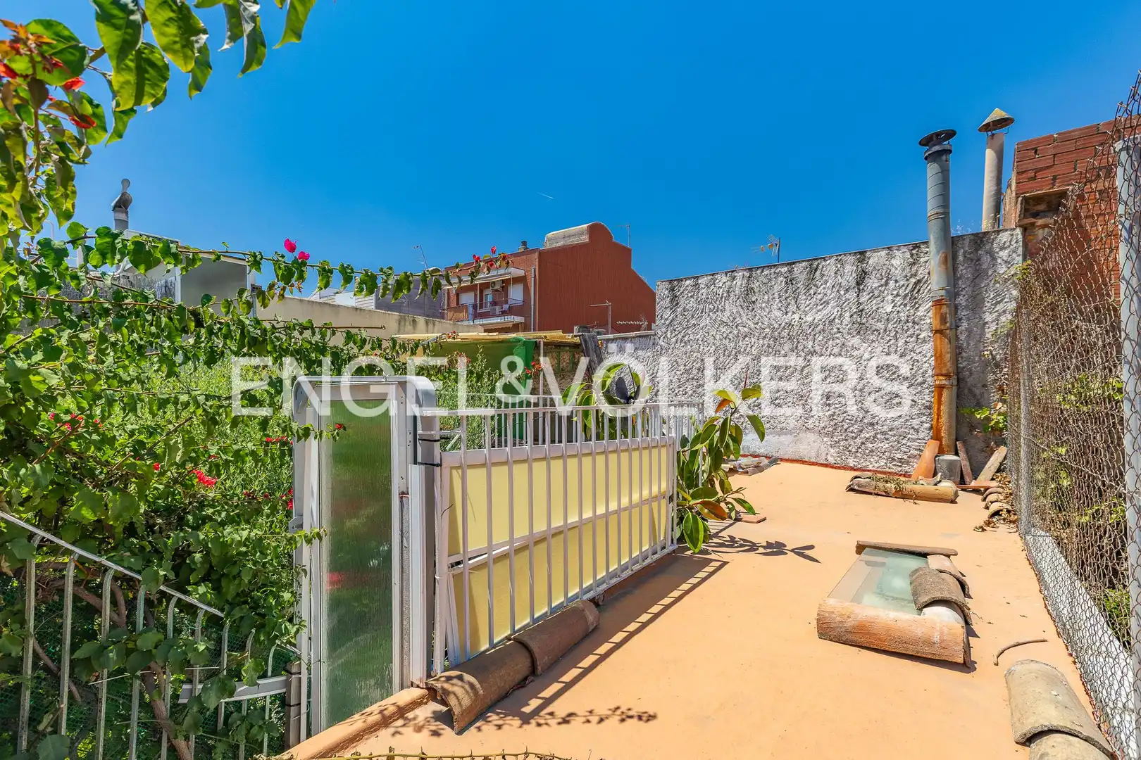 Terraza de Casa adosada en venta en Terrassa con Calefacción, Jardín privado y Terraza