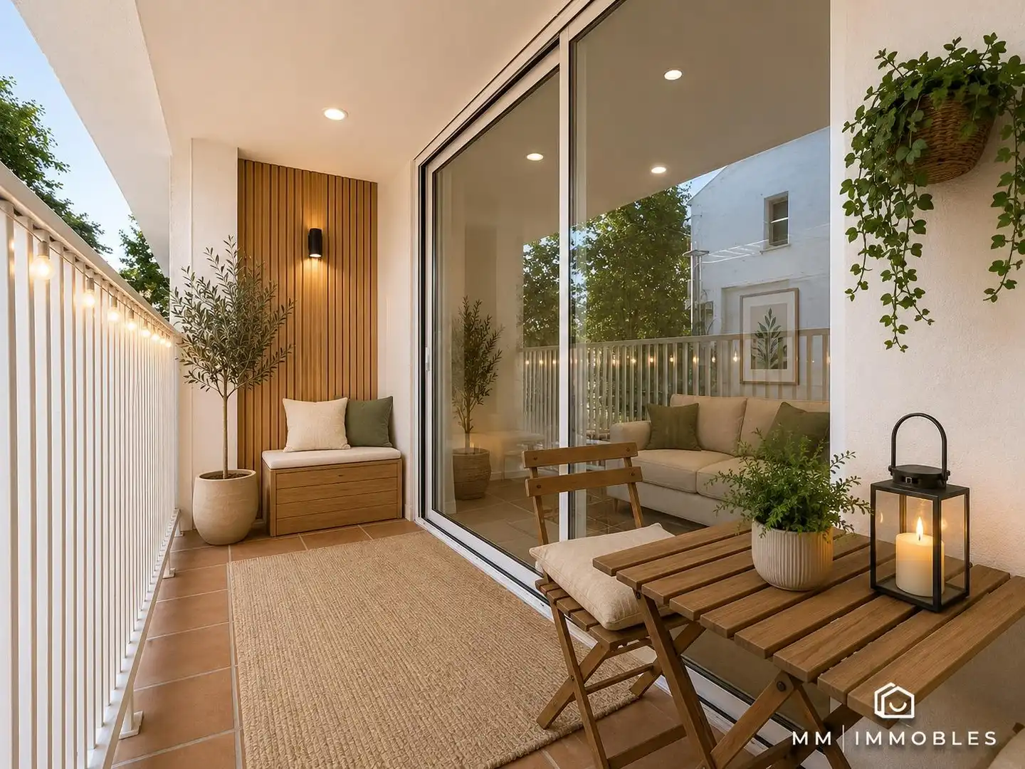 Terrasse von Erdgeschoss zum Verkauf in Canovelles mit Heizung, Parkett und Balkon