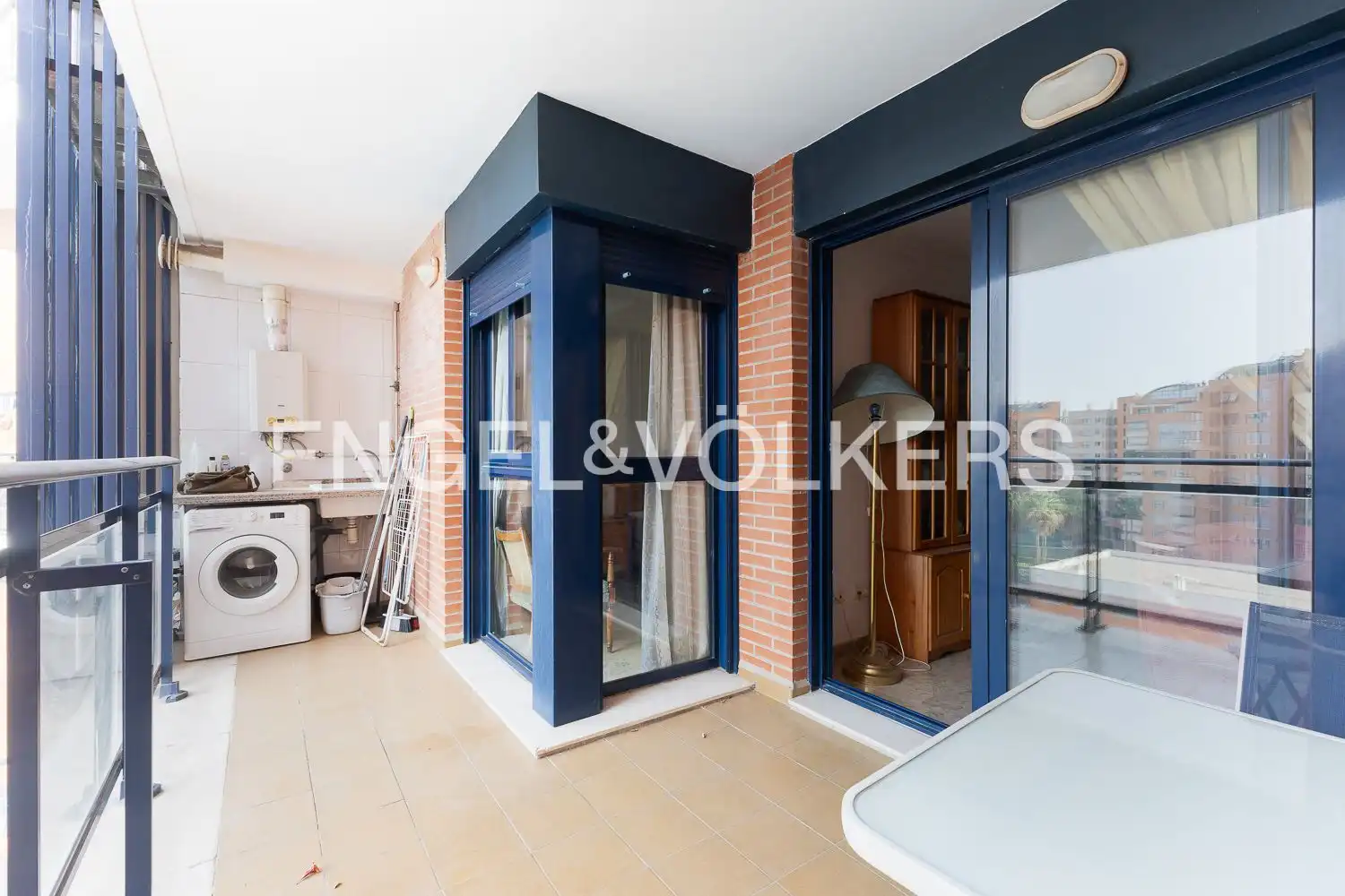 Terraza de Piso de alquiler en Valencia con Aire acondicionado, Calefacción y Jardín privado
