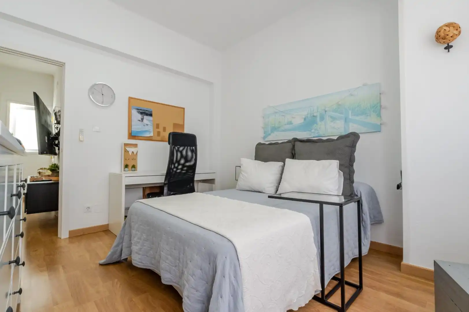 Schlafzimmer von Wohnung zum Verkauf in Las Palmas de Gran Canaria mit Parkett, Abstellraum und Möbliert