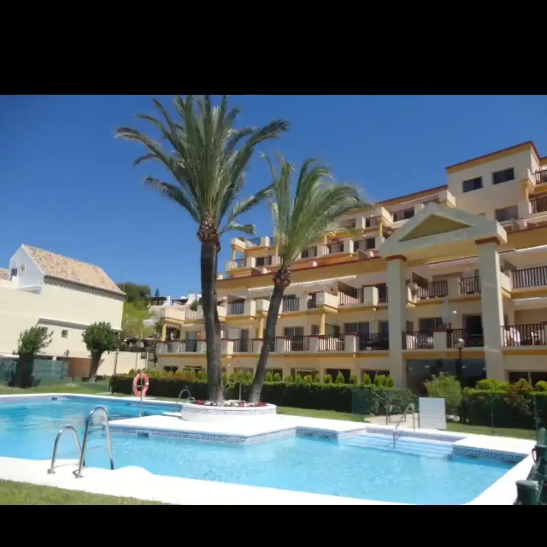 Exterior view of Flat for sale in Marbella  with Air Conditioner and Swimming Pool